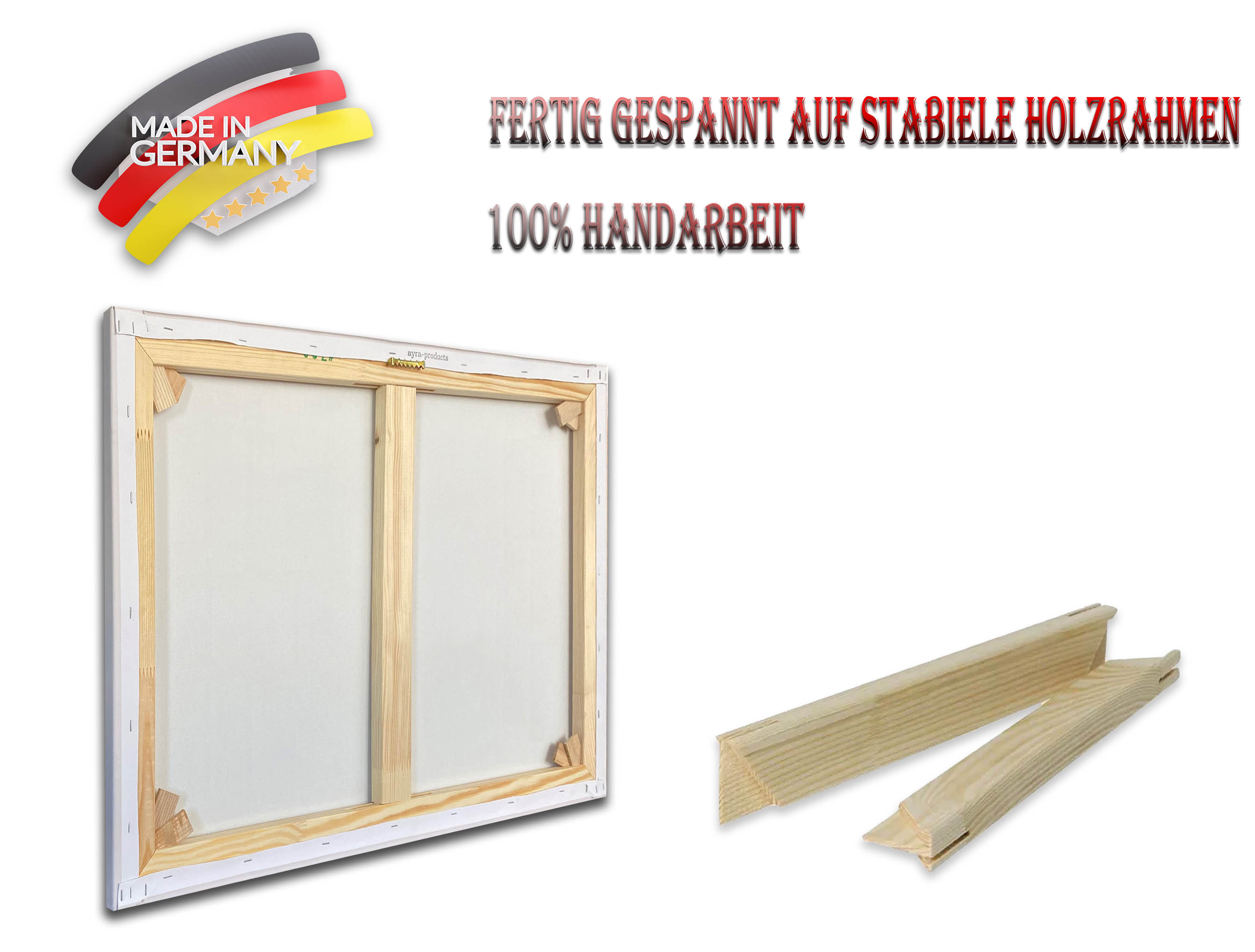 Leinwandbild Wandbild Tiere Tiger Wald  Natur